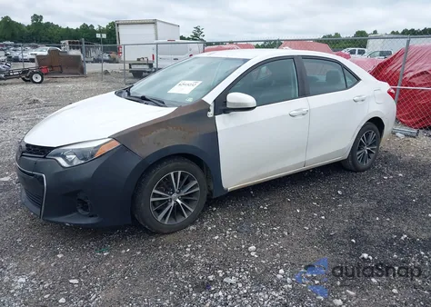 2016 Toyota Corolla Le Plus из США, поврежденный, VIN 5YFBURHE1GP537901